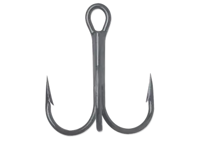 Vmc 9650 Cb Round Bend Treble Hook--coastal Black --20 Pack-pick Size • $11.99