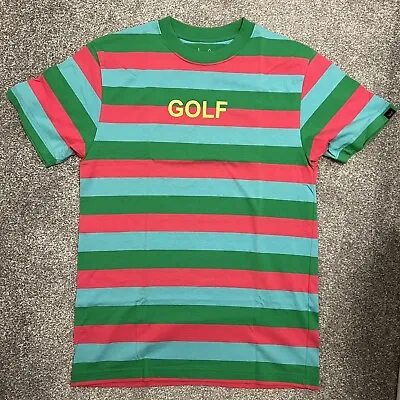 Golf Wang T Shirt Medium Stripe T Shirt Tyler The Creator OFWGKTA Water Melon • £225