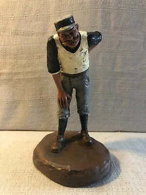 Michael Garman Hand Painted Fastball Figurine Baseball Sculpture #299 • $99.95