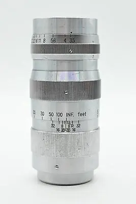 Nikon Nikkor RF 135mm 13.5cm F3.5 Q.C. NPK Lens Nippon Kogaku M39 #630 • $69.77