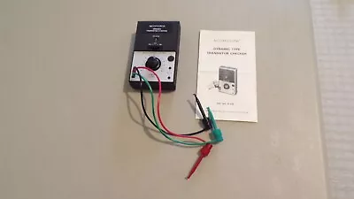 Radio Shack MICRONTA Dynamic Transistor Tester Checker 22-025 W/ Manual & Box • $19.99
