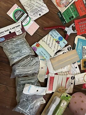 Huge Lot Of Vintage Sewing Lot Elastic Needle  Mostly New • $25