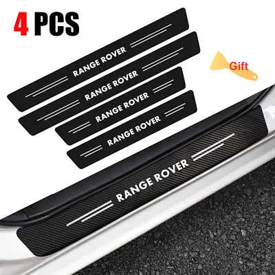 4X For Land Rover Accessories Car Door Sill Step Plate Scuff Cover Protector J5 • $12.99