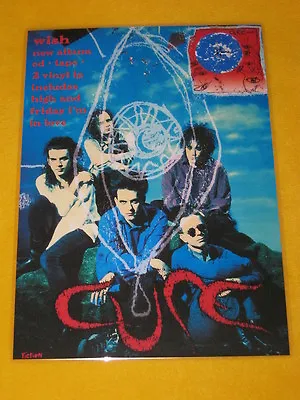 The Cure - Wish -  Laminated Promo Poster • $16.95