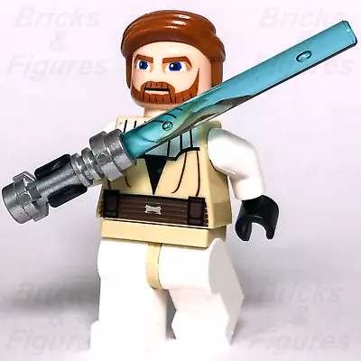 LEGO® Star Wars Obi-Wan Kenobi Minifigure Clone Wars Jedi 7753 9525 7931 7676 • $32.99