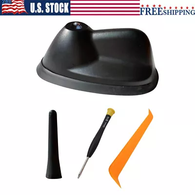 Roof Mount Sport Short Rod Radio Aerial Antenna & Gasket For Mini Hatchback R56 • $53.25