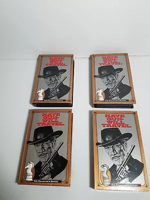 Have Gun Will Travel Collectors Edition Rare VHS Set 1995 16 Episodes 4 Tapes • $23.53