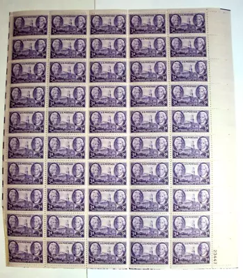 Us Scott 941 Sheet Of 50 Tennessee Statehood Stamps 3 Cent Face Mnh • $7.95