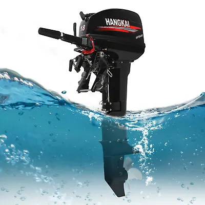 Boat Motor 2 Stroke 18HP Outboard Trolling Motor Boat Engine Water Cooling • $1580