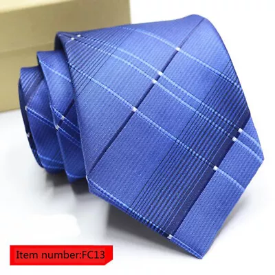 ❀ Gentle Mens Business Neck Tie Men Skinny Necktie Wedding Ties Black Dot Stripe • $4.69