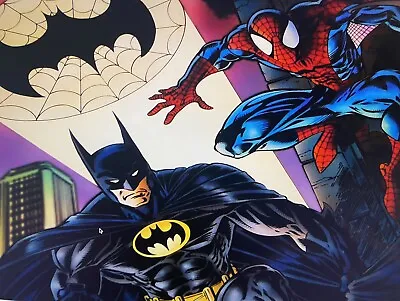 Vintage Spider-Man Batman Poster Marvel DC Comics #202 Brand New 1995 • $64.99
