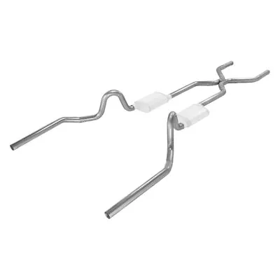For Chevy Monte Carlo 70-72 Exhaust System Pypes 409 SS H-Bomb Crossmember-Back • $502.75