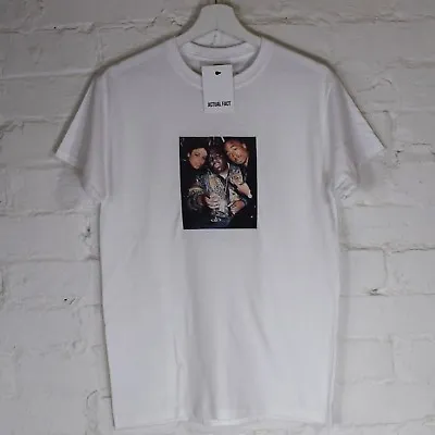 Actual Fact Biggie Tupac Aaliyah RIP White R&B Hip Hop Tee T-shirt • $61.57