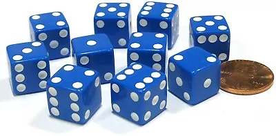 NEW Set Of 25 Blue 12mm Dice Six Sided D&D RPG Game MTG Bunco WARHAMMER D6  • $5.99