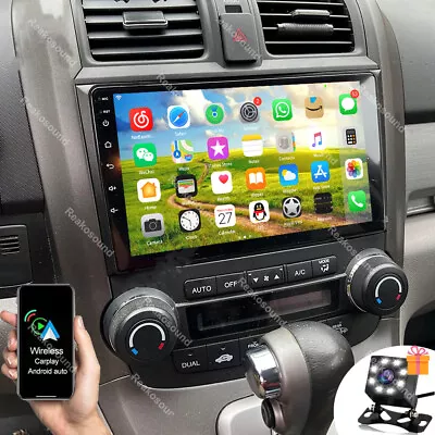 For 2007-2011 Honda CRV Android 13 Carplay Car Stereo Radio GPS Navi WIFI BT Cam • $99.99