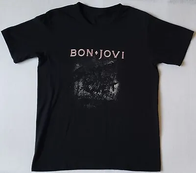 £13.76 • Buy BON JOVI Slippery When Wet Black T-Shirt