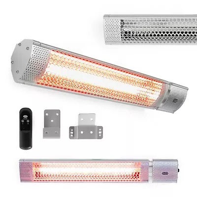 £54.99 • Buy VonHaus Patio Heater Wall Mounted 2KW Halogen Electric Infrared Garden Warmer