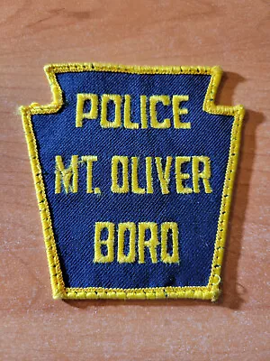 Mt Oliver Boro PA Police Patch • $15.50