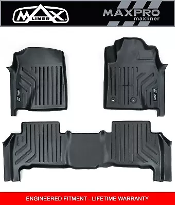 MaxPro Floor Mats 3D For Next Gen Ford Ranger Dual Cab Ute Complete Mat Set • $195