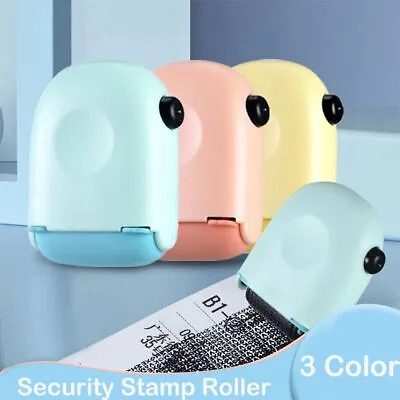 Identity Theft Protection Stamp Roller Guard Your ID Privacy Confidential Data • $11.92
