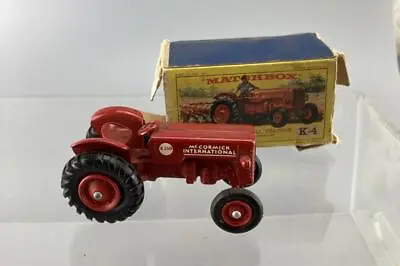 Matchbox King Size #k4 International Tractor In Splendid Original In A Poor Box • $56.99