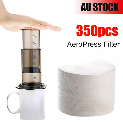 350piece Paper Filters Replaced For AEROPRESS Coffee Espresso Maker Brew Filter • $15.40