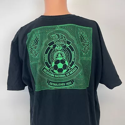 Adidas Mexico National Soccer Team Double Sided T Shirt Football Size XL • $20.99