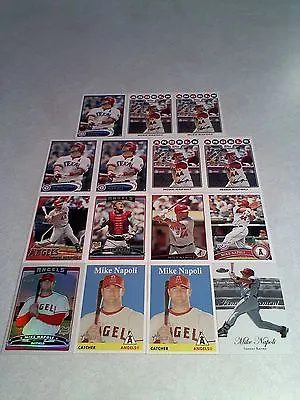 *****Mike Napoli*****  Lot Of 46 Cards  16 DIFFERENT • $15.19