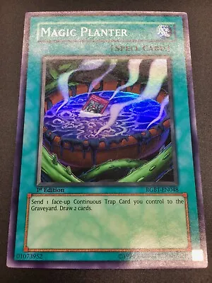 Yugioh 1st Edition Magic Planter Super Rare Holo RGBT-EN048 LP/EX • $3