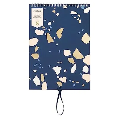 Busy B Couples Wall Calendar January To December 2024 – Terrazzo – • £6.99