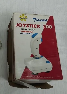 Vintage Tianess Joystick 100 IBM PC/XT/AT Auto Fire • £9.34