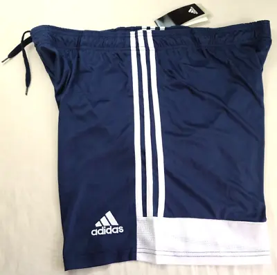 Adidas TASTIGO 19 Men's Soccer Shorts 2XL Blue Regular Fit Climalite New MSRP$25 • $19.95