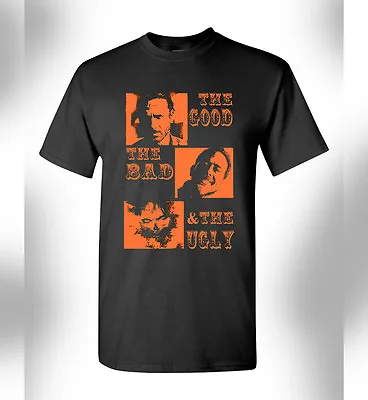 The Walking Dead T-Shirt The Good The Bad And The Ugly Rick Negan Zombie • $15.99