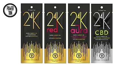 Power Tan 24K Super Carrot Oil Range Tanning Sunbed Accelerator Lotion 20ml • £2.90