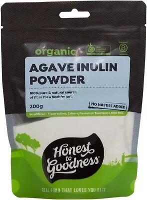 Honest To Goodness Organic Agave Inulin Powder 200g Free Fast Shipping Australia • $16.26