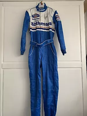 Rothmans Williams Renault Sparco Overalls Signed Damon Hill Nigel Mansell Rare • £499.99