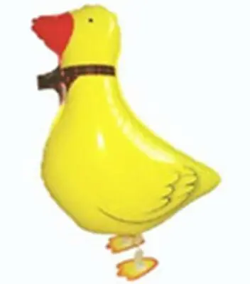 YELLOW DUCK WALKING BALLOON Airwalker Actually Walks! UK SELLER • £3.89