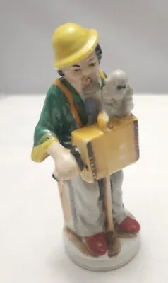 Vintage Organ Grinder With Monkey Figurine Porcelain Made In Occupied Japan  • $30.99