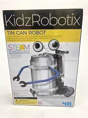 KidzRobotix Tin Can Robot Kit Educational Gift Toy Fun Project! Ages 8 & Up • $12.77