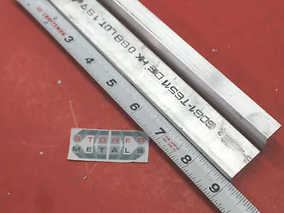 2 Pieces 1/2  X 1  ALUMINUM 6061 FLAT BAR 9  Long T6511 Extruded Mill Stock New • $15.95