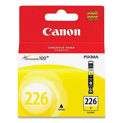 GENUINE Canon CLI-226 Yellow Ink Cartridge For PIXMA IP4820 IP4850 IP4950 MG5320 • $6.50