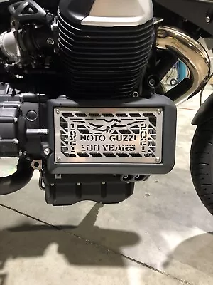 Moto Guzzi Griso 100 Years Anniversary! Stainless Steel Oil Cooler Cover • $51.49