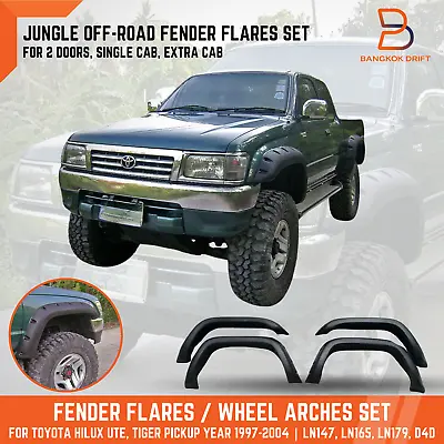 JUNGLE FENDER FLARE WHEEL ARCH For TOYOTA HILUX PICKUP MK4 MK5 97-04 TIGER X-CAB • $685