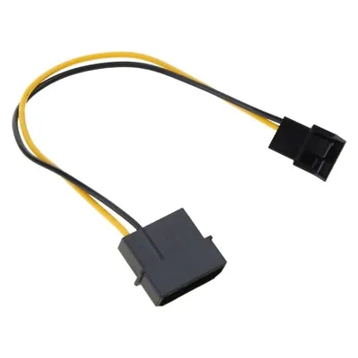 3-Pin To 4-Pin Molex Pass-Through Fan Power Adapter Cable 4Pin Molex/IDE To 3Pin • £2.62