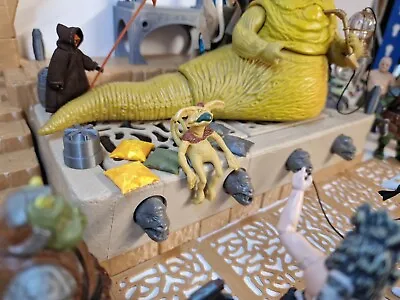Scene Setting Star Wars Jabba The Hut Throne Salacious B. Crumb Palace Cushions • £2.49