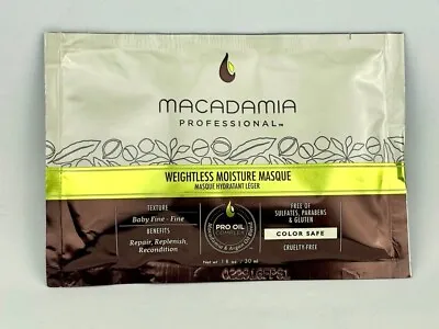 Macadamia Weightless Moisture Masque 30ml • £3.49
