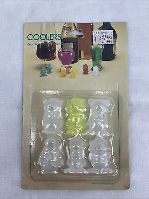 VINTAGE BEVERAGE DRINK COOLERS Vintage Boo Boo The Bear Teddy Bear  Ice Cube • $9.99