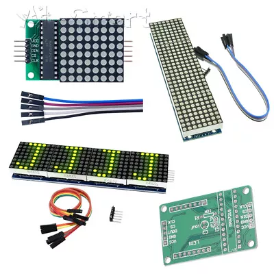 £5.63 • Buy MAX7219 Dot Matrix Module Microcontroller 8x8 8x32 LED Display Dot Matrix Module