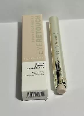 Transformulas FLAWLESS Eye Retouch 2 In 1 Serum Concealer RRP £38 Boxed • £11.99