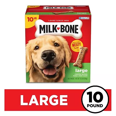 Milk-Bone Original Dog Biscuits Large Crunchy Dog Treats 10 Lbs. • $25.97